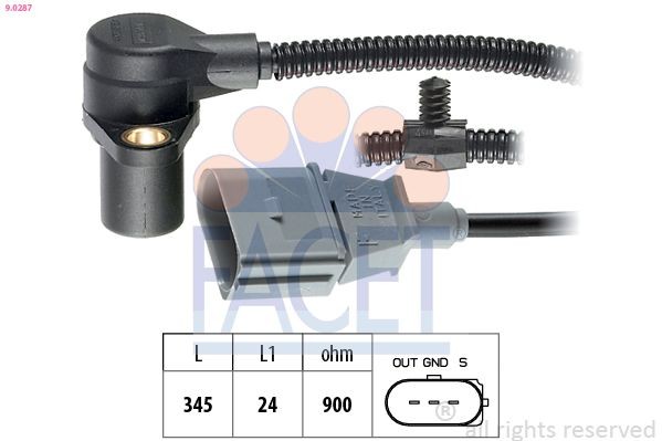 FACET 9.0290: Andur, väntvõll Made in Italy - OE Equivalent