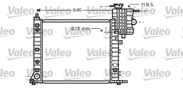 VALEO 734668: Radiator, racire motor Aluminiu, fara termostat