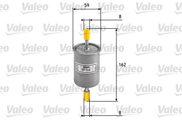 VALEO 587028: Kütusefilter