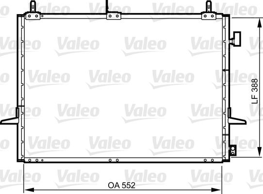 VALEO 814289: Kondensaator, kliimaseade