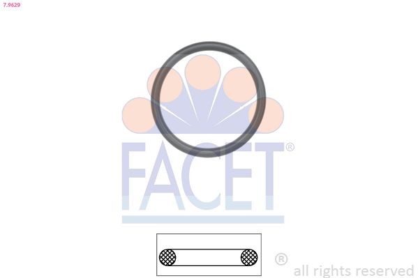 FACET 7.9629: Tihend, termostaat Made in Italy - OE Equivalent