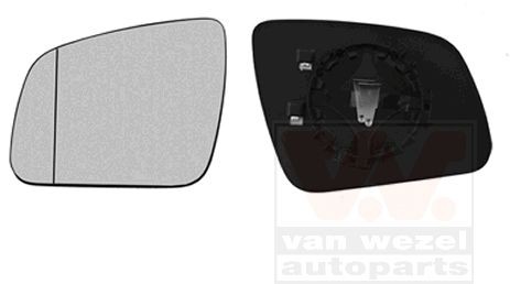 VAN WEZEL 3091837U: Vetro specchio, specchio esterno * HAGUS * Sx