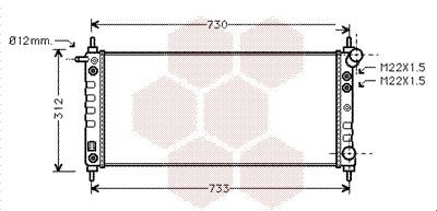 VAN WEZEL 37002264: Radiateur du moteur