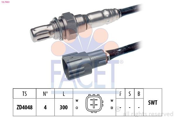 FACET 10.7670: Lambda andur Made in Italy - OE Equivalent