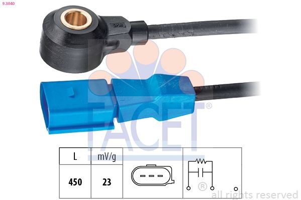 FACET 9.3040: Detonatsiooniandur Made in Italy - OE Equivalent
