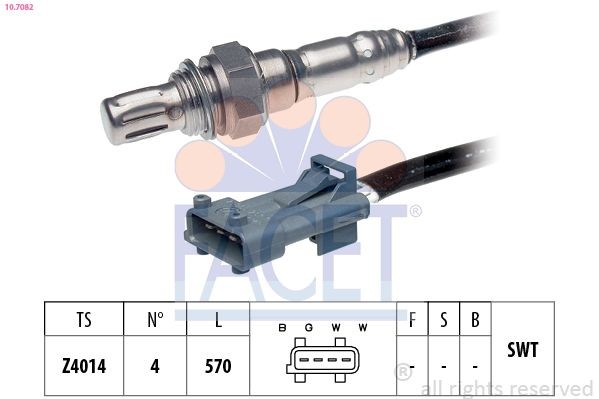 FACET 10.7082: Lambda andur Made in Italy - OE Equivalent