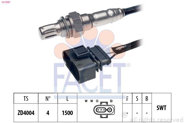 FACET 10.7087: Lambda andur Made in Italy - OE Equivalent