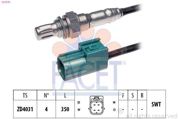 FACET 10.7579: Lambda andur Made in Italy - OE Equivalent
