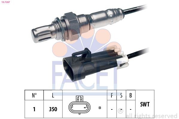FACET 10.7279: Lambda andur Made in Italy - OE Equivalent