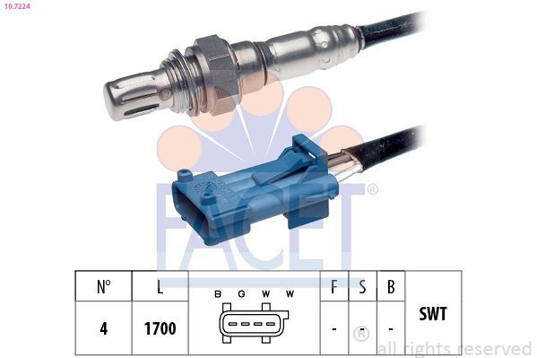 FACET 10.7184: Lambda andur Made in Italy - OE Equivalent
