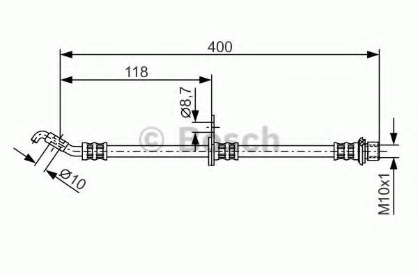 BOSCH 1 987 481 363: Pidurivoolik 400mm
