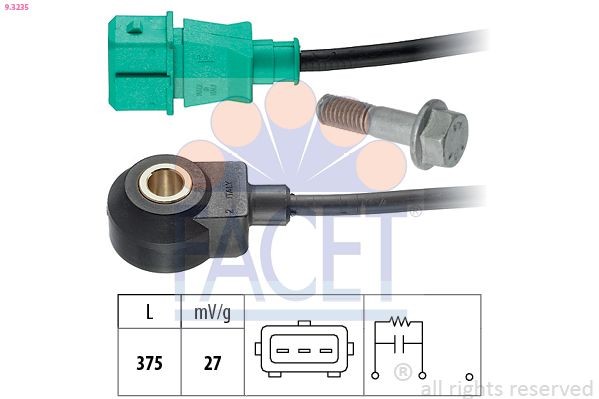 FACET 9.3235: Detonatsiooniandur Made in Italy - OE Equivalent