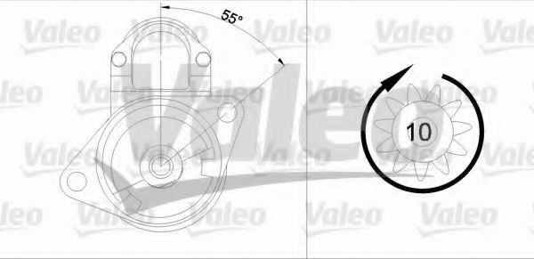 VALEO 455807: Starter 1,4kW