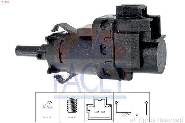 FACET 7.1231: Piduritulelüliti Made in Italy - OE Equivalent