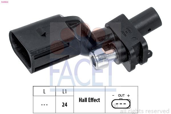 FACET 9.0552: Capteur PMH Made in Italy - OE Equivalent