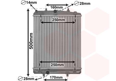 VAN WEZEL 53002364: Radiateur du moteur