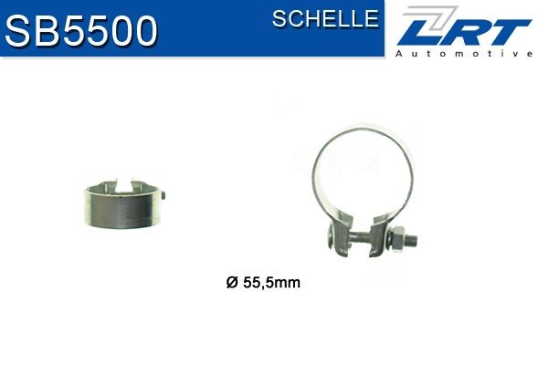 LRT SB5500: Conectores de tubos, sistema de escape