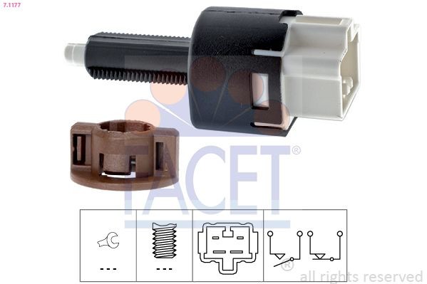 FACET 7.1177: Piduritulelüliti Made in Italy - OE Equivalent