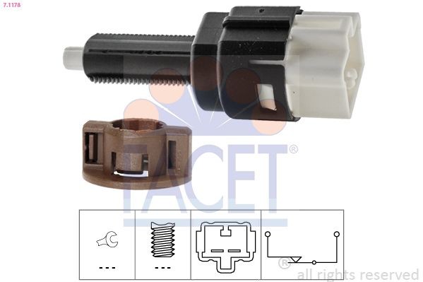 FACET 7.1178: Piduritulelüliti Made in Italy - OE Equivalent