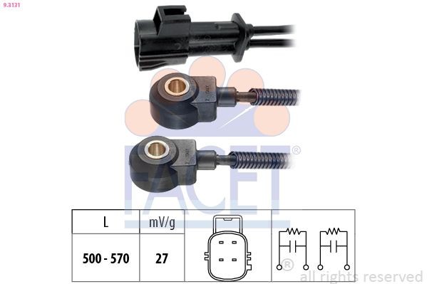 FACET 9.3131: Detonatsiooniandur Made in Italy - OE Equivalent
