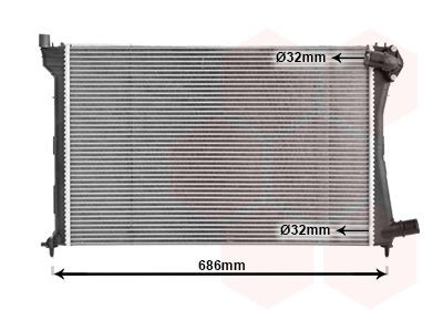 VAN WEZEL 09002182: Radiator, racire motor