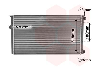 VAN WEZEL 58002105: Radiator, racire motor