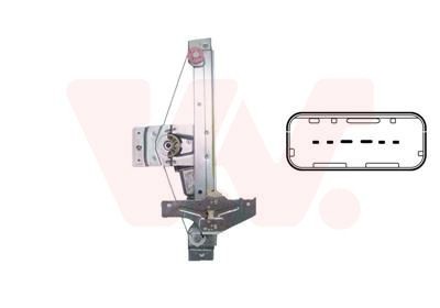 VAN WEZEL 4029265: Elevalunas Atrás izquierda, eléctrico, con electromotor