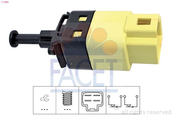 FACET 7.1264: Piduritulelüliti Made in Italy - OE Equivalent
