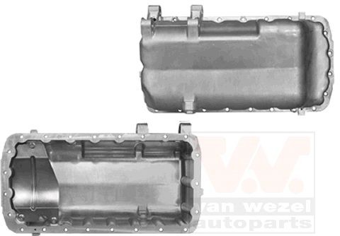 VAN WEZEL 1645071: Baie ulei cu placa intermediara