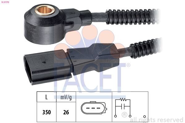 FACET 9.3170: Detonatsiooniandur Made in Italy - OE Equivalent