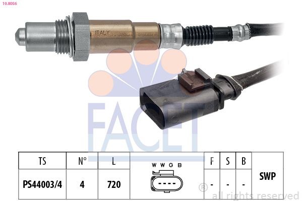 FACET 10.8056: Lambda andur Made in Italy - OE Equivalent