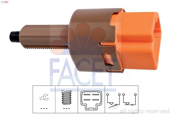FACET 7.5152: Comutator temperatura, ventilator radiator Made in Italy - OE Equivalent