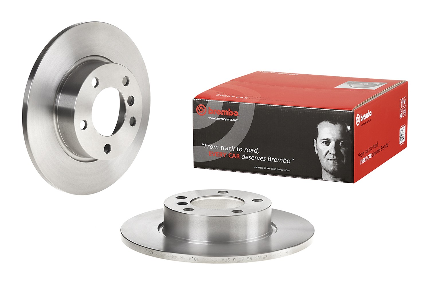 BREMBO 08.5359.14: Piduriketas PRIME LINE Ø: 286mm, täis, Ø: 286mm, koos kruvidega