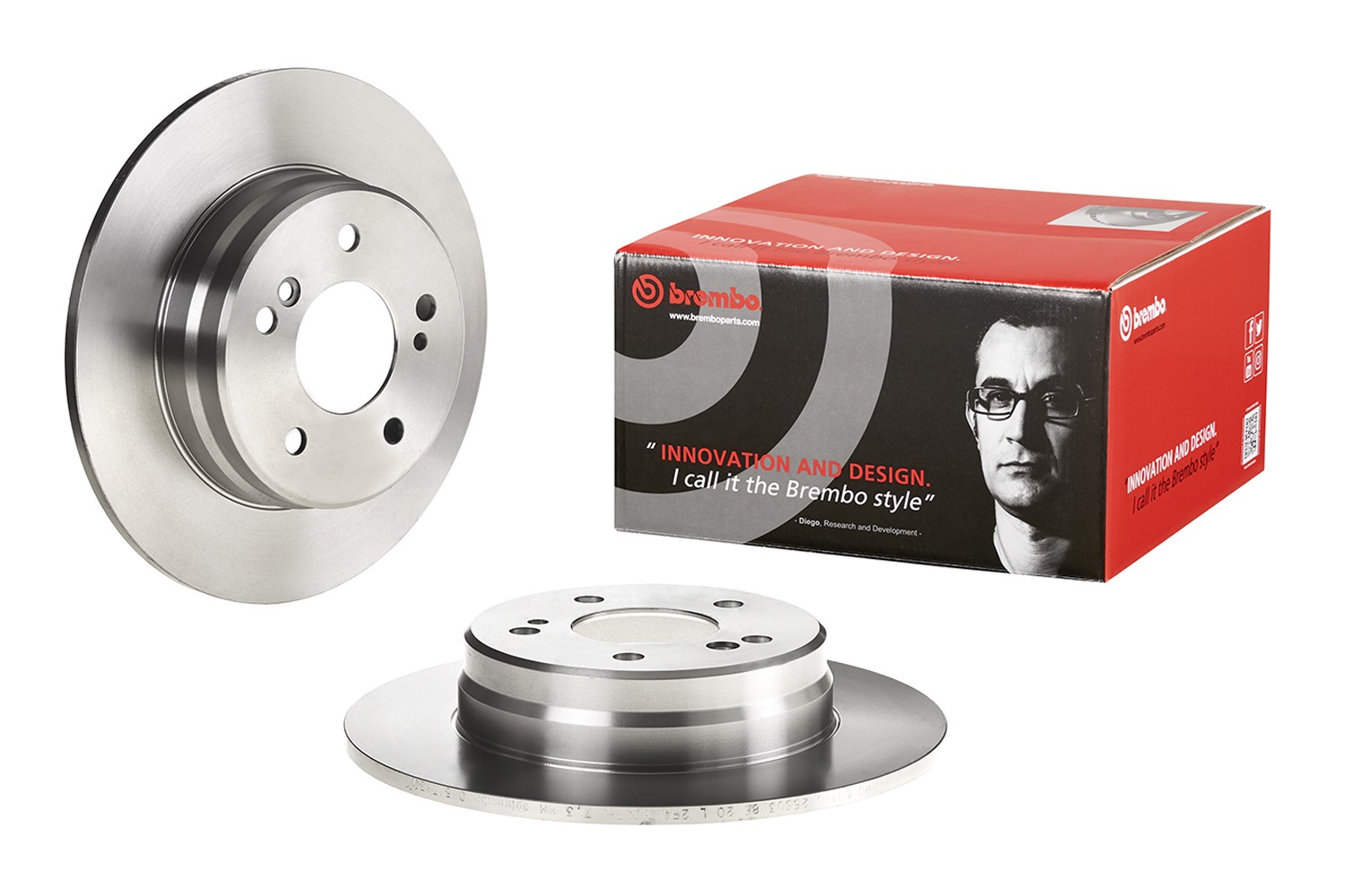 BREMBO 08.5178.30: Piduriketas PRIME LINE Ø: 278mm, täis, Ø: 278mm, koos kruvidega