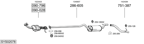 BOSAL 228-619: Lõppsummuti