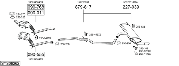 BOSAL 277-361: Esimene summuti