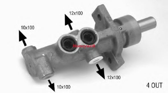 BENDIX 132895B: Peapiduri silinder 23,8mm