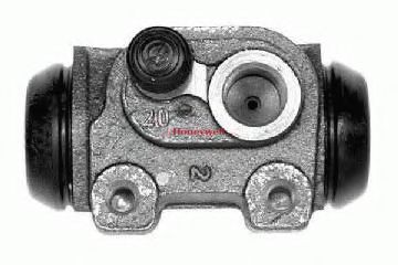 BENDIX 251043B: Rattapidurisilinder taga paremal, koos integreeritud seadistajaga