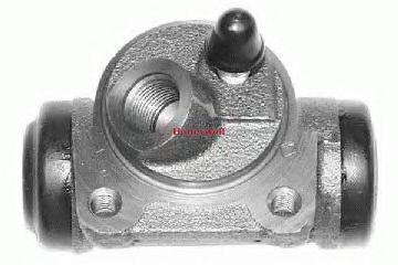 BENDIX 251054B: Rattapidurisilinder taga vasakul, koos integreeritud seadistajaga