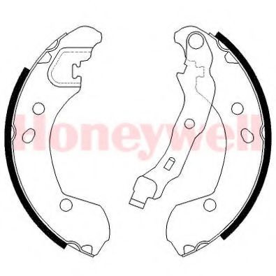 BENDIX 381490B: Set frana, frana tambur puntea spate, cu cilindru receptor frâna, cu acceasorii