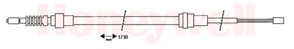 BENDIX 432729B: Tross, seisupidur taga vasakul, taga paremal, 1730mm