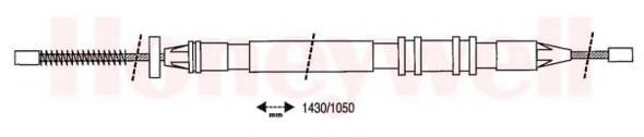 BENDIX 432972B: Tross, seisupidur 1430, 1462mm, 1430, 1462mm