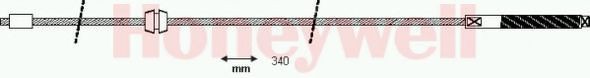 BENDIX 433007B: Tross, seisupidur 340mm