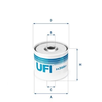 UFI 24.360.01: Kütusefilter