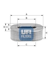 UFI 27.599.00: Filtru aer