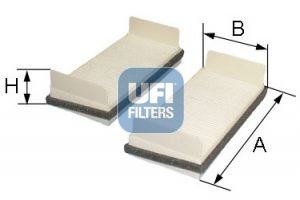 UFI 53.068.00: Filtro abitacolo Filtro particellare