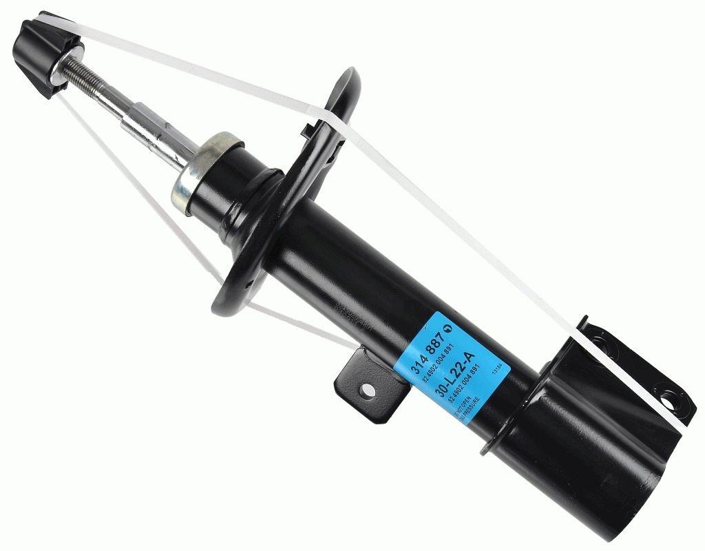SACHS 314 887: Amort esisild vasakul, Gaasirõhk, Vedruamort