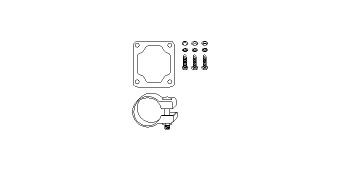 HJS 82 15 9017: Set montare, catalizator cu carcasa