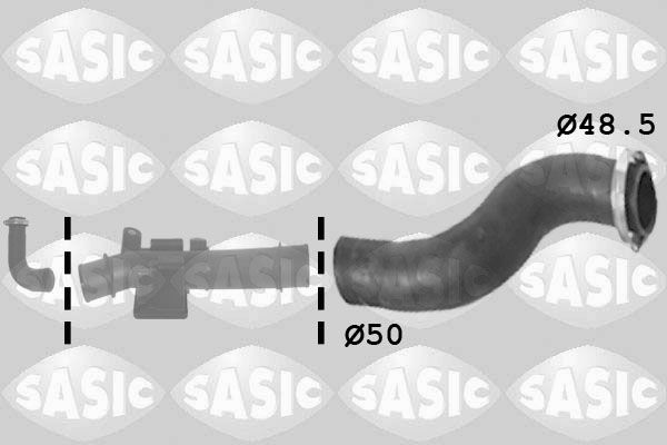 SASIC 3334009: Ελαστ. σωλ. αέρα υπερπλήρωσης Έξοδος