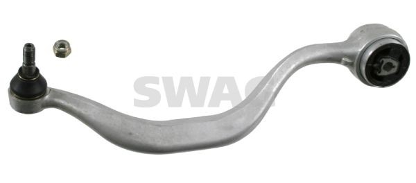 SWAG 20 92 2368: Brat, suspensie roata punte fata, spate dreapta, Aluminiu, cu piuliță de siguranță, cu articulatie de sarcina/ghidare, cu lagar